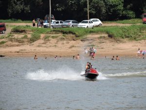 Calorão, Praia Nova e banho no Rio Jacuí