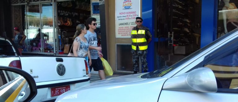 Brigada concentra policiamento na área central