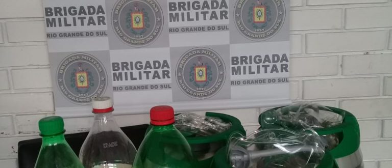 Brigada evita que cerveja seja jogada para o pátio do Presídio