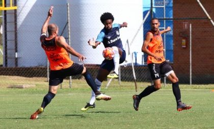 Grêmio e Aimoré empatam em 1 a 1 em jogo-treino