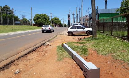 Lombada eletrônica amanhece no chão na Imigrantes