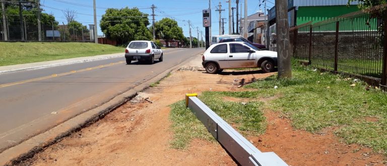 Lombada eletrônica amanhece no chão na Imigrantes