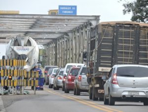 Ponte do Fandango será liberada em duas pistas na quarta (5)