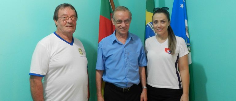 Prefeito de Paraíso do Sul garante apoio ao Rotary Club