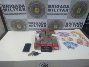 BM impede entrada de 4 quilos de drogas em Cachoeira do Sul