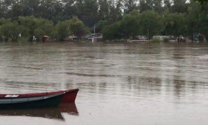 Apesar da cheia do Jacuí, Defesa Civil ainda não remove famílias