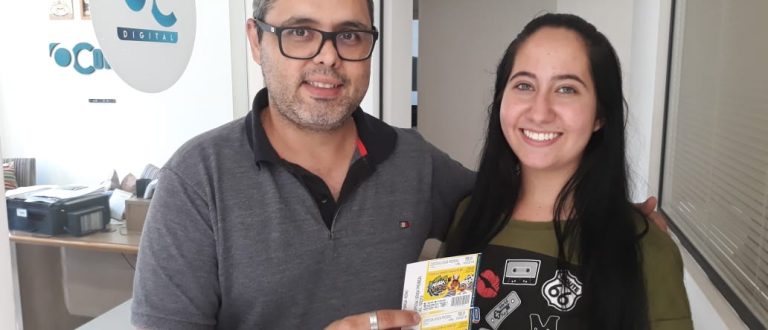 Parabéns, Larissa! Nova ganhadora de ingressos do Acqua Lokos!