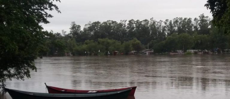 Rio Jacuí não dá tréguas e interrompe passagem no São Lourenço