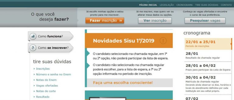 MEC prorroga inscrições do Sisu para domingo