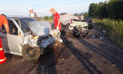 Homem morre em colisão entre dois carros na RSC-287 em Paraíso do Sul