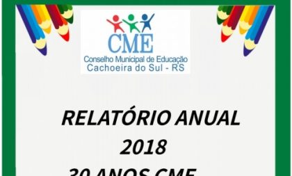 Conselho da Educação divulga Relatório 2018