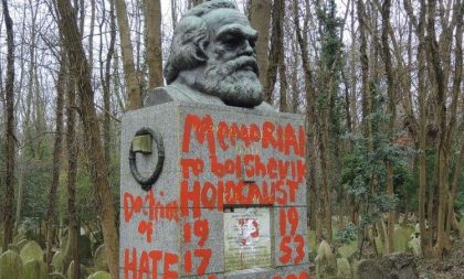Túmulo de Karl Marx em Londres é vandalizado novamente
