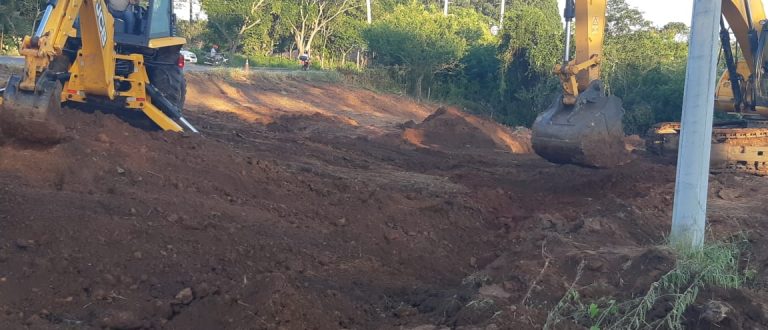 Iniciam obras de acesso ao campus da UFSM