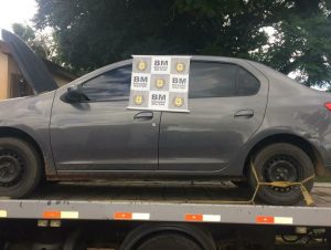 BM de Encruzilhada do Sul prende foragido com carro roubado