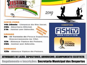 Festival de Pesca Esportiva é atração a partir de sexta-feira