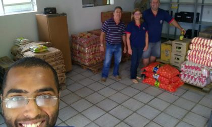 129 toneladas de comida para a alimentação escolar da rede municipal