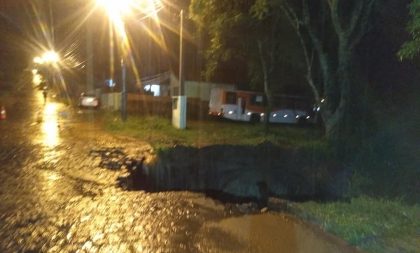 Temporal causa estragos em Cachoeira do Sul