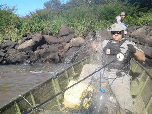 2º BABM apreende redes de pesca em Cachoeira e região