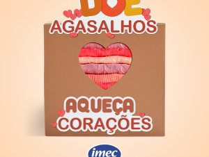 Campanha do Agasalho da Rede Imec vai até o dia 31 de maio