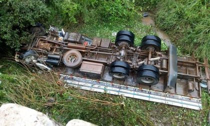 Caminhoneiro morre em acidente na RSC-287, em Agudo