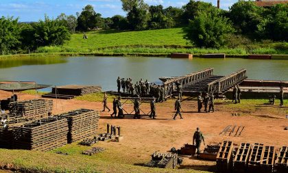 Cadetes da Aman participam de instrução no 3º Batalhão