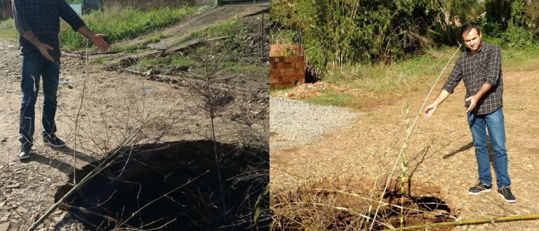 Vereador denuncia cratera aberta no Quinta da Boa Vista