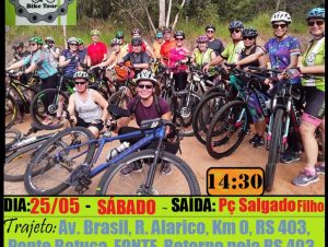 Ciclistas têm Bike Tour neste sábado à tarde