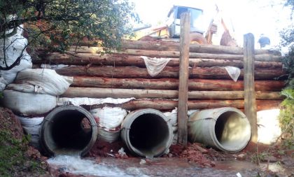 Concluída obra de ponte na Guajuvira