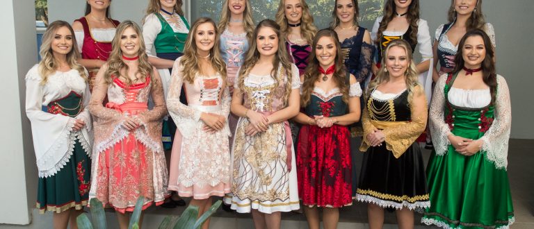 Oktoberfest de Santa Cruz apresenta candidatas ao título de soberana