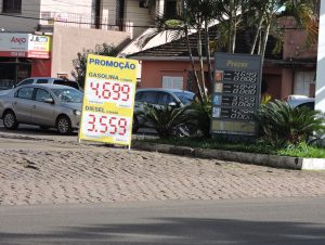 Litro da gasolina comum em Cachoeira baixa para R$ 4.699