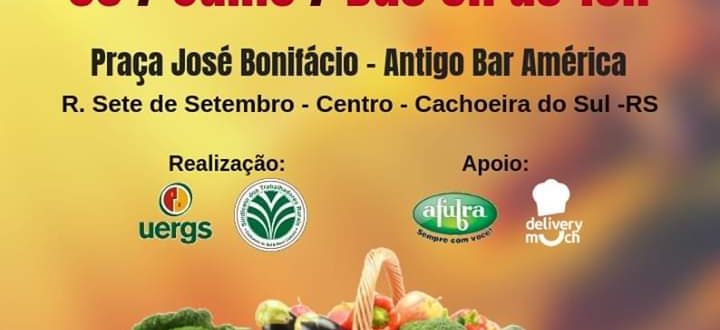 Agricultura Familiar terá feira no dia 9 de julho na Praça José Bonifácio