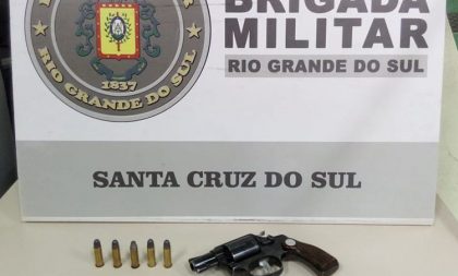 Carro de Cachoeira do Sul: Polícia detém condutor armado