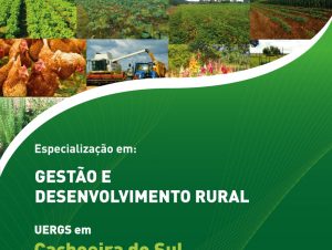 Uergs abre inscrição para Especialização em Gestão e Desenvolvimento Rural