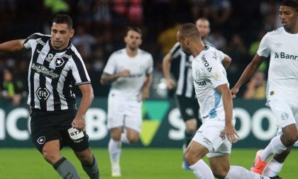 Grêmio vence Botafogo com gol de falta: 1 a 0