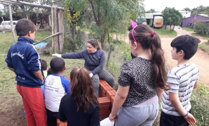 Na cordilheira, estudantes participam de projeto para melhorar a escola