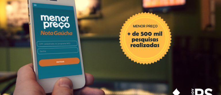 Aplicativo Menor Preço Nota Gaúcha supera 22 mil downloads