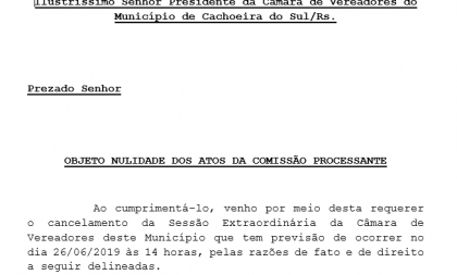 Castelo tenta anular comissão processante para evitar cassação