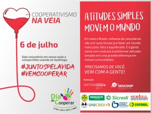 Cooperativas unidas para movimentar a cidade no Dia de Cooperar