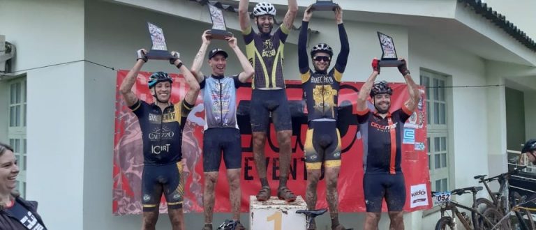 Chuva e barro na 1ª etapa do MTB de Ciclismo na Ferreira