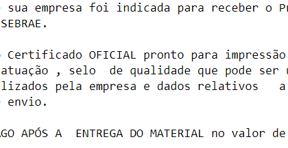 Golpe atinge empresários de Cachoeira com promessa de “Prêmio Destaque”