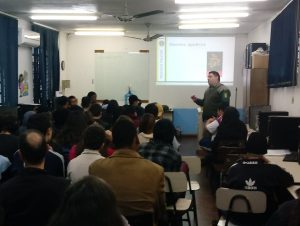 Brigada conversa com alunos sobre Prevenção às Drogas e à Violência