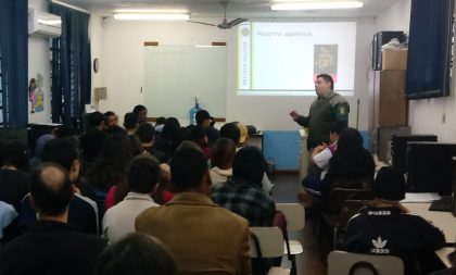 Brigada conversa com alunos sobre Prevenção às Drogas e à Violência