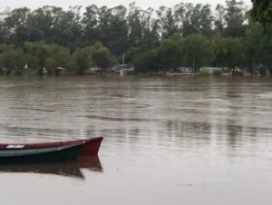 Rio Jacuí sobe e deixa em alerta a Defesa Civil