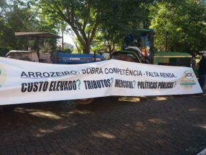 Arrozeiros interrompem mobilização em Cachoeira do Sul