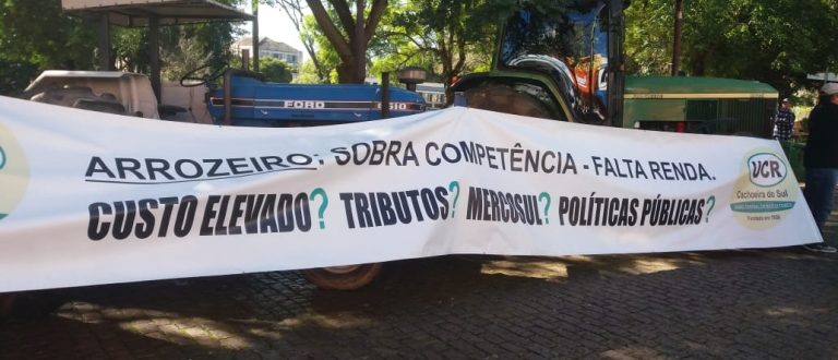 Arrozeiros interrompem mobilização em Cachoeira do Sul