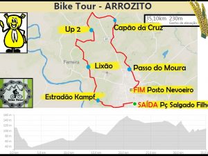 Ciclistas têm o Bike Tour Arrozito neste sábado