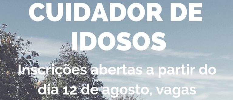 Inscrições abertas para cuidador de idosos na UAB