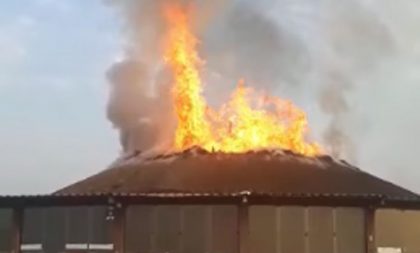 Incêndio atinge o restaurante Bali Hai, em Atlântida