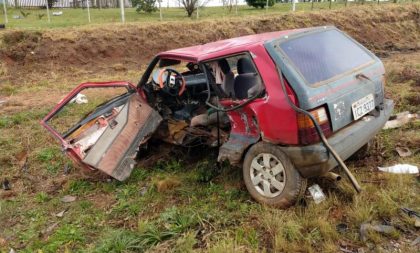 Acidente deixa homem gravemente ferido em Encruzilhada do Sul