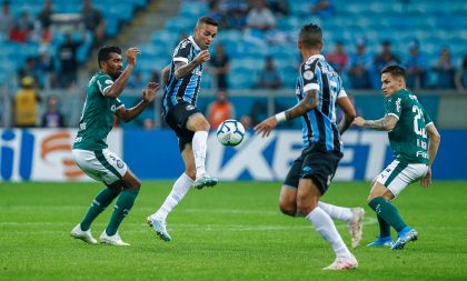 Grêmio e Palmeiras empatam em 1 a 1